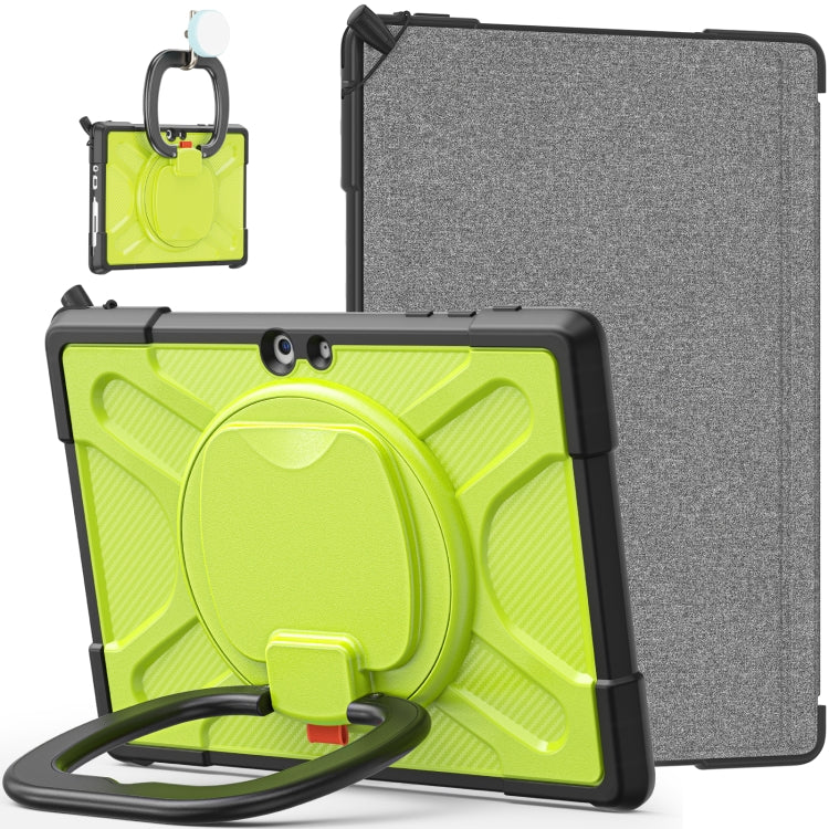 For MicroSoft Surface Go 1 / 2 / 3 TPU + PC Tablet Case(Yellow Green) - Others by buy2fix | Online Shopping UK | buy2fix