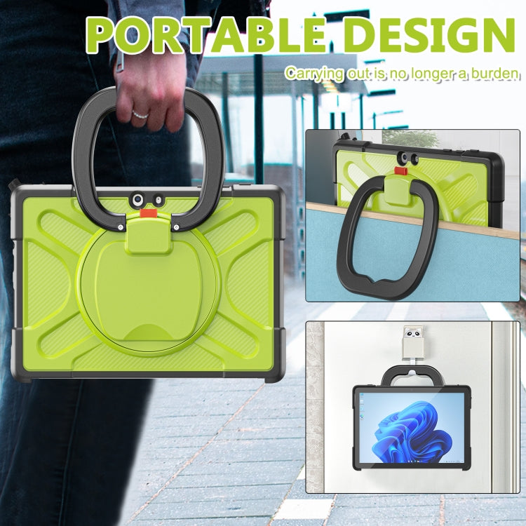 For MicroSoft Surface Go 1 / 2 / 3 TPU + PC Tablet Case(Yellow Green) - Others by buy2fix | Online Shopping UK | buy2fix