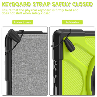 For MicroSoft Surface Go 1 / 2 / 3 TPU + PC Tablet Case(Yellow Green) - Others by buy2fix | Online Shopping UK | buy2fix