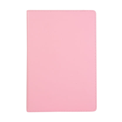 For Samsung Galaxy Tab S8 Ultra 360 Degrees Rotation Holder Litchi Leather Tablet Case(Pink) by buy2fix