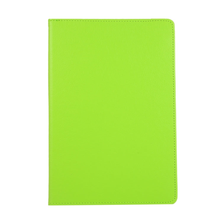 For Samsung Galaxy Tab S8 Ultra 360 Degrees Rotation Holder Litchi Leather Tablet Case(Green) by buy2fix