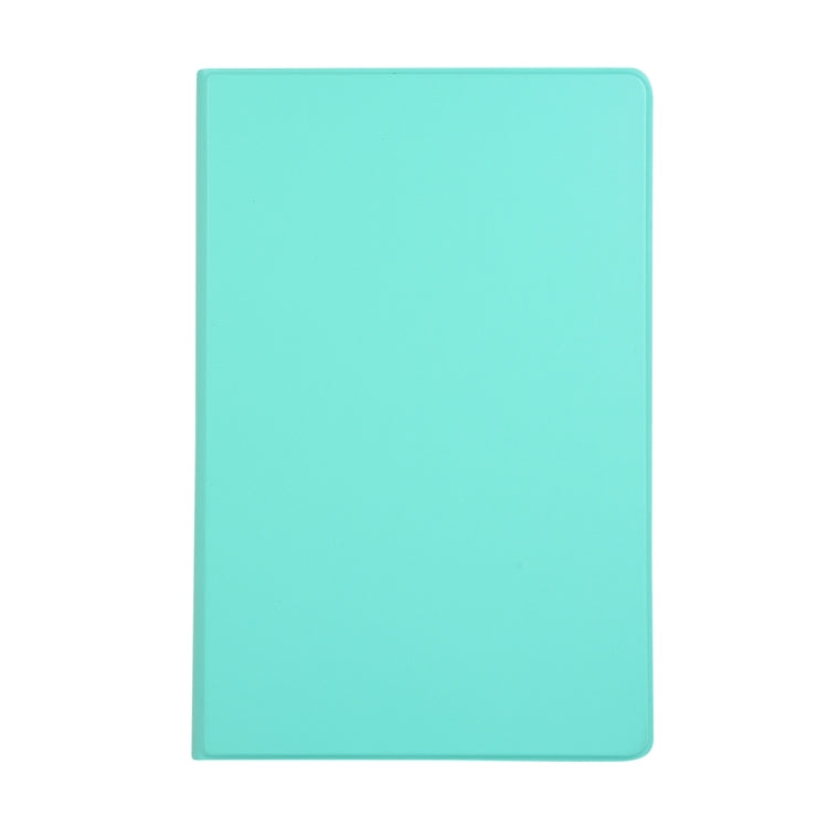 For Samsung Galaxy Tab S8 Ultra Elasticity Leather Tablet Case with Holder(Mint Green) by buy2fix