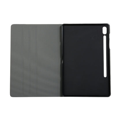 For Samsung Galaxy Tab S8 Ultra Elasticity Leather Tablet Case with Holder(Black) by buy2fix