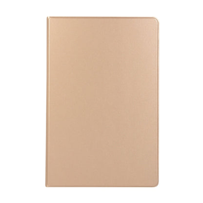 For Samsung Galaxy Tab S8 Ultra Elasticity Leather Tablet Case with Holder(Gold) by buy2fix