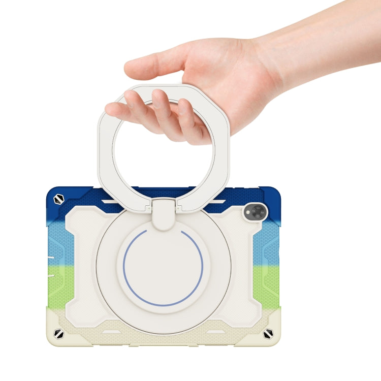 For Lenovo Tab K10 / M10 Plus Armor Contrast Color Silicone + PC Tablet Case(Colorful Blue) - Lenovo by buy2fix | Online Shopping UK | buy2fix