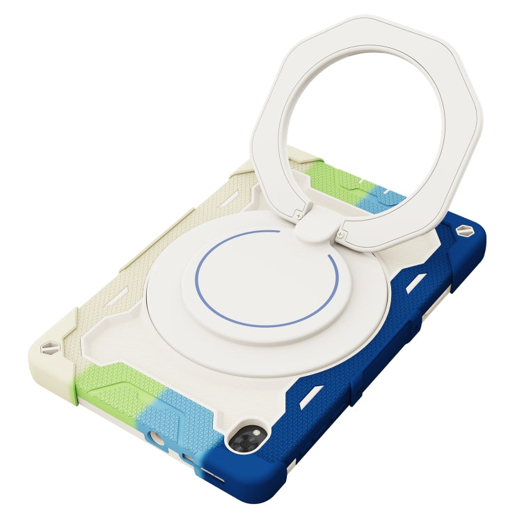 For Lenovo Tab K10 / M10 Plus Armor Contrast Color Silicone + PC Tablet Case(Colorful Blue) - Lenovo by buy2fix | Online Shopping UK | buy2fix