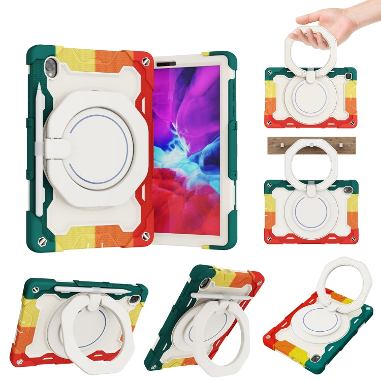 For Lenovo Tab K10 / M10 Plus Armor Contrast Color Silicone + PC Tablet Case(Colorful Red) - Lenovo by buy2fix | Online Shopping UK | buy2fix