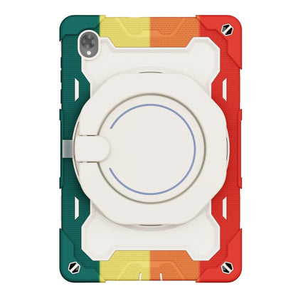 For Lenovo Tab K10 / M10 Plus Armor Contrast Color Silicone + PC Tablet Case(Colorful Red) - Lenovo by buy2fix | Online Shopping UK | buy2fix