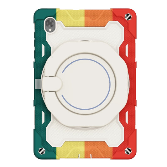 For Lenovo Tab K10 / M10 Plus Armor Contrast Color Silicone + PC Tablet Case(Colorful Red) - Lenovo by buy2fix | Online Shopping UK | buy2fix