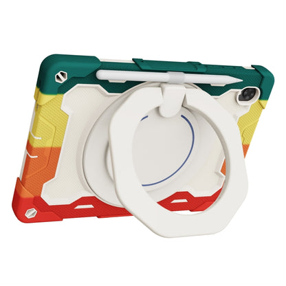 For Lenovo Tab K10 / M10 Plus Armor Contrast Color Silicone + PC Tablet Case(Colorful Red) - Lenovo by buy2fix | Online Shopping UK | buy2fix