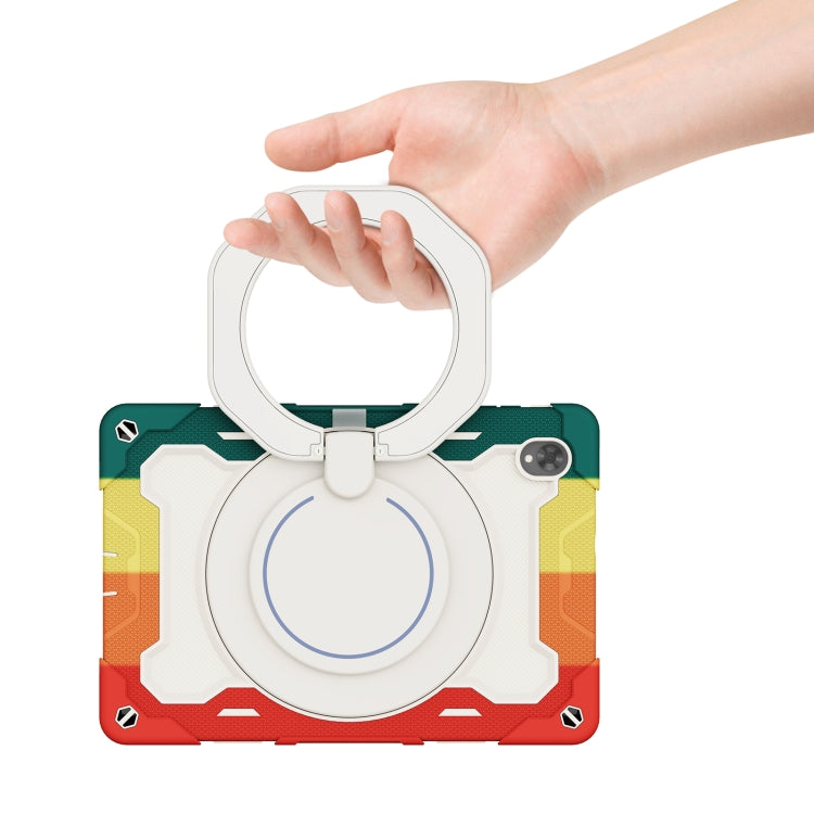 For Lenovo Tab K10 / M10 Plus Armor Contrast Color Silicone + PC Tablet Case(Colorful Red) - Lenovo by buy2fix | Online Shopping UK | buy2fix