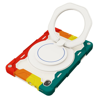 For Lenovo Tab K10 / M10 Plus Armor Contrast Color Silicone + PC Tablet Case(Colorful Red) - Lenovo by buy2fix | Online Shopping UK | buy2fix