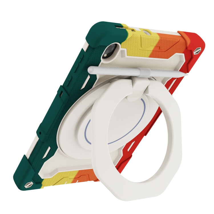 For Lenovo Tab K10 / M10 Plus Armor Contrast Color Silicone + PC Tablet Case(Colorful Red) - Lenovo by buy2fix | Online Shopping UK | buy2fix