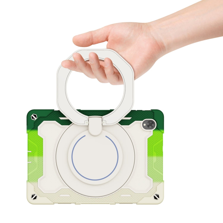 For Lenovo Tab K10 / M10 Plus Armor Contrast Color Silicone + PC Tablet Case(Colorful Green) - Lenovo by buy2fix | Online Shopping UK | buy2fix