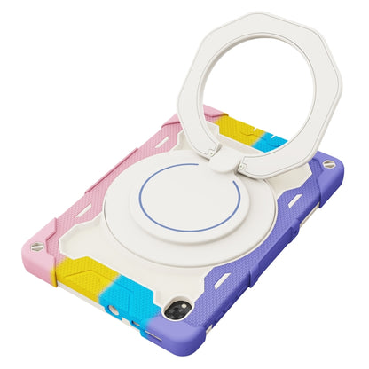 For Lenovo Tab K10 / M10 Plus Armor Contrast Color Silicone + PC Tablet Case(Colorful Pink) - Lenovo by buy2fix | Online Shopping UK | buy2fix