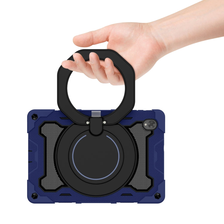 For Lenovo Tab K10 / M10 Plus Armor Contrast Color Silicone + PC Tablet Case(Black) - Lenovo by buy2fix | Online Shopping UK | buy2fix