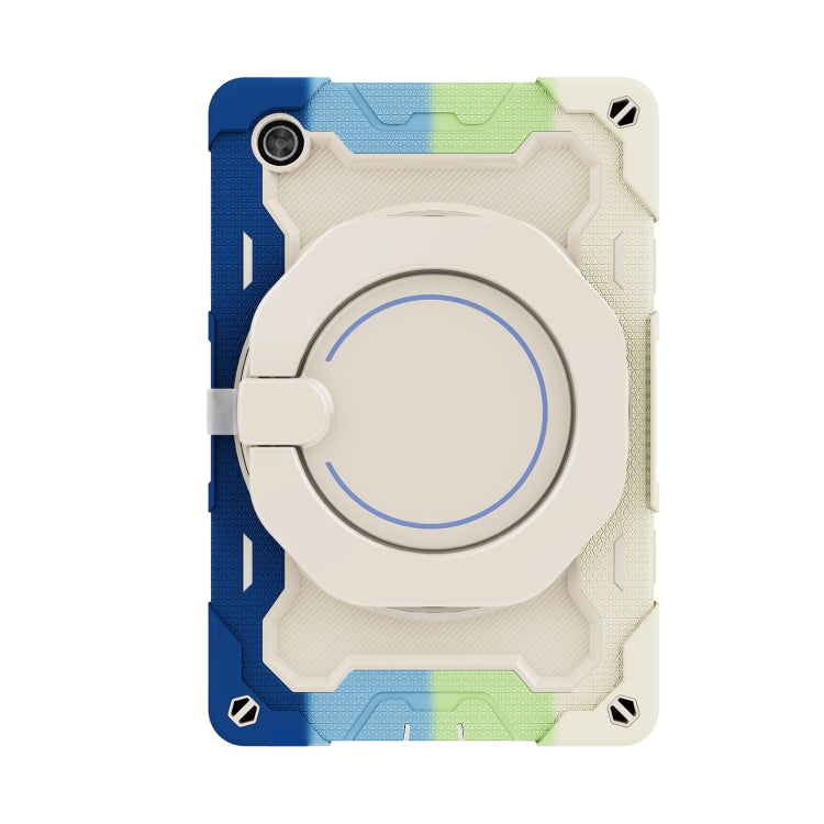 For Lenovo Tab M10 HD Gen 2 X306 Armor Contrast Color Silicone + PC Tablet Case(Colorful Blue) - Lenovo by buy2fix | Online Shopping UK | buy2fix