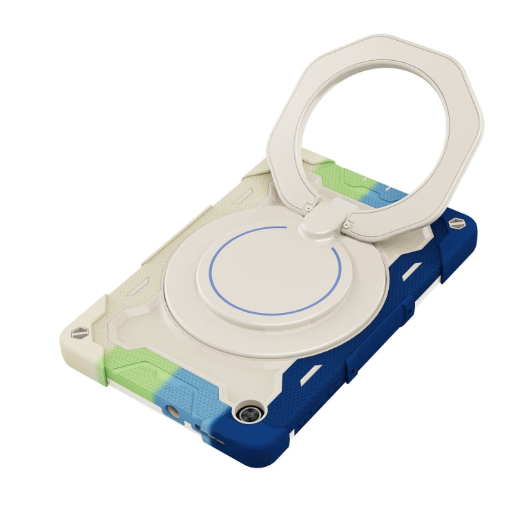 For Lenovo Tab M10 HD Gen 2 X306 Armor Contrast Color Silicone + PC Tablet Case(Colorful Blue) - Lenovo by buy2fix | Online Shopping UK | buy2fix