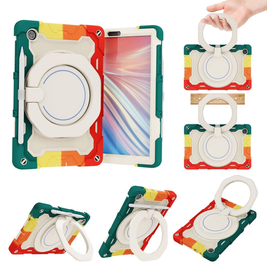 For Lenovo Tab M10 HD Gen 2 X306 Armor Contrast Color Silicone + PC Tablet Case(Colorful Red) - Lenovo by buy2fix | Online Shopping UK | buy2fix