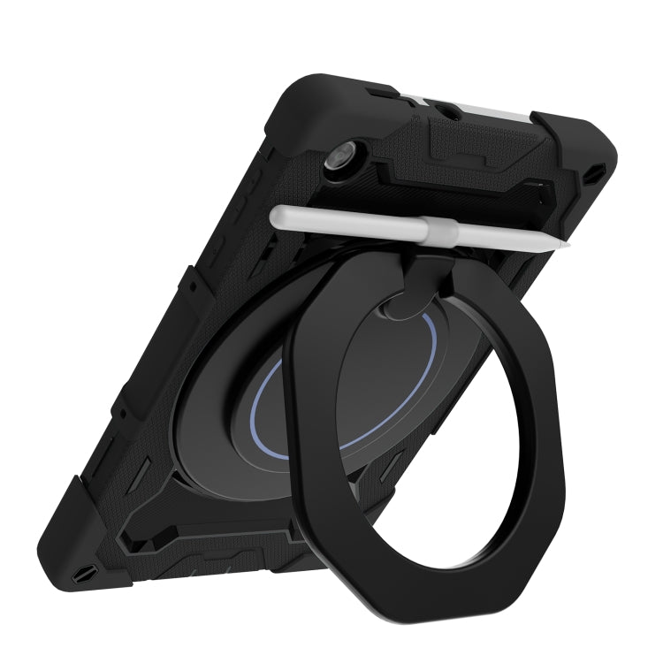 For Lenovo Tab M10 HD Gen 2 X306 Armor Contrast Color Silicone + PC Tablet Case(Black) - Lenovo by buy2fix | Online Shopping UK | buy2fix