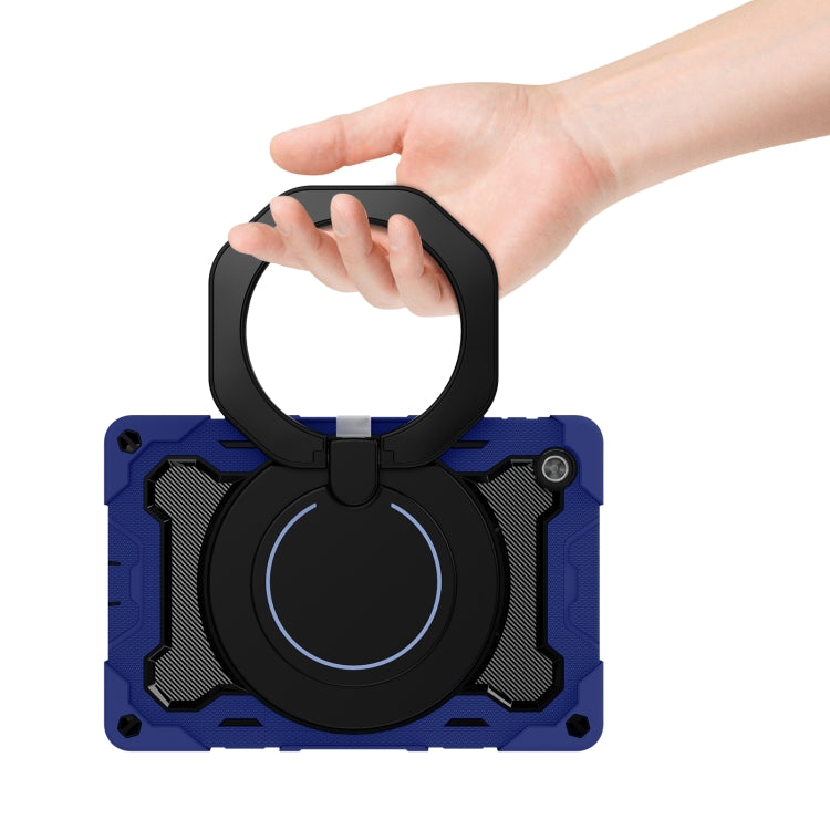 For Lenovo Tab M10 HD Gen 2 X306 Armor Contrast Color Silicone + PC Tablet Case(Navy Blue) - Lenovo by buy2fix | Online Shopping UK | buy2fix