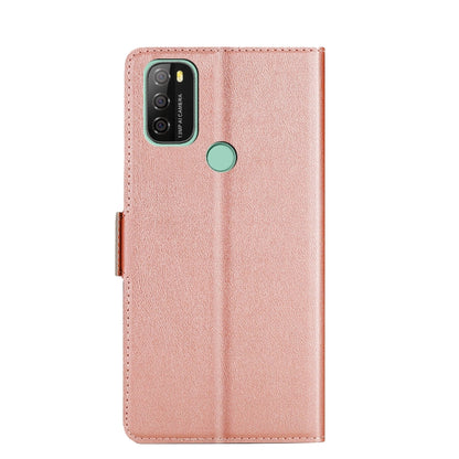 For Blackview A70 Ultra-thin Voltage Side Buckle PU + TPU Leather Phone Case(Rose Gold) - More Brand by buy2fix | Online Shopping UK | buy2fix