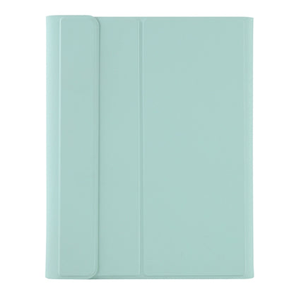 T098B Candy Color Skin Feel Texture Bluetooth Keyboard Leather Case with Pen Holder For iPad Air 11 2024 / 2025 / Air 4 10.9 2020 / Air 5 10.9 2022 (Light Green) by buy2fix