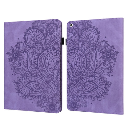 Peacock Embossed Pattern TPU + PU Leather Smart Tablet Case with Sleep / Wake-up For iPad 10.2 2019 / Pro 10.5 inch(Purple) - iPad Pro 10.5 inch Cases by buy2fix | Online Shopping UK | buy2fix