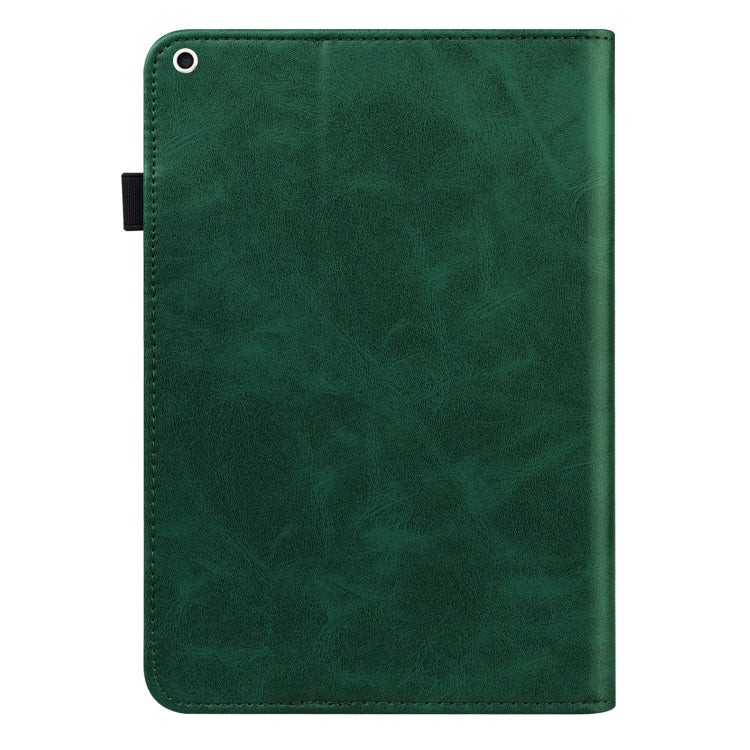 Solid Color Embossed Striped Smart Leather Case For iPad 10.2 2019 / Pro 10.5 inch(Green) - iPad Pro 10.5 inch Cases by buy2fix | Online Shopping UK | buy2fix