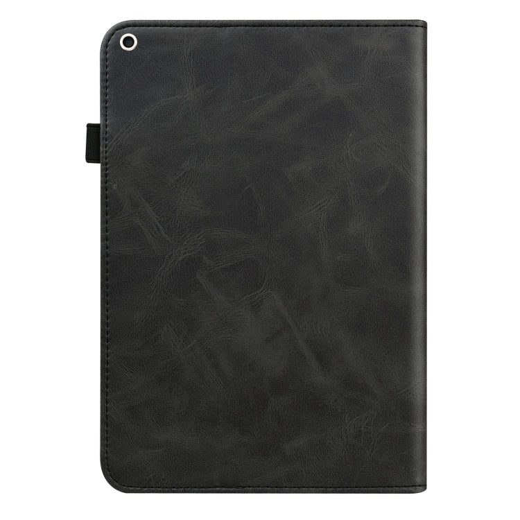 Solid Color Embossed Striped Smart Leather Case For iPad 10.2 2019 / Pro 10.5 inch(Black) - iPad Pro 10.5 inch Cases by buy2fix | Online Shopping UK | buy2fix
