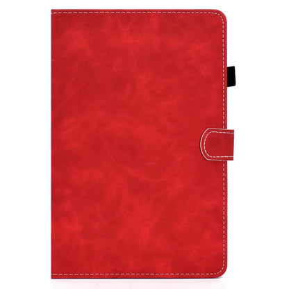 For Samsung Galaxy Tab S8 / S7 Cowhide Texture Smart Leather Tablet Case(Red) by buy2fix