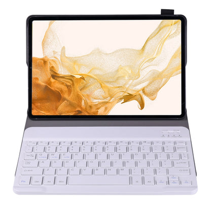 A700 Ultra-thin Bluetooth Keyboard Leather Case For Samsung Galaxy Tab S8 11 inch SM-X700 / SM-X706(Gold) - Samsung Keyboard by buy2fix | Online Shopping UK | buy2fix