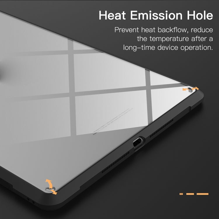 PC+TPU Transparent Shockproof Tablet Case For iPad 9.7 inch 2017 / 2018(Black) - iPad 9.7 (2018) & (2017) Cases by buy2fix | Online Shopping UK | buy2fix