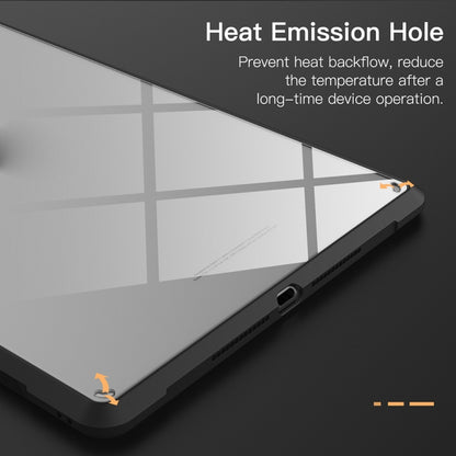 PC+TPU Transparent Shockproof Tablet Case For iPad 9.7 inch 2017 / 2018(Black) - iPad 9.7 (2018) & (2017) Cases by buy2fix | Online Shopping UK | buy2fix