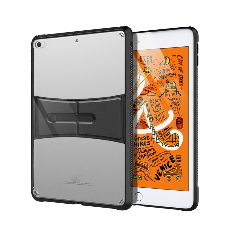 PC+TPU Transparent Holder Tablet Case For iPad mini 2019(Black) - iPad mini (2019) / mini 5 Cases by buy2fix | Online Shopping UK | buy2fix