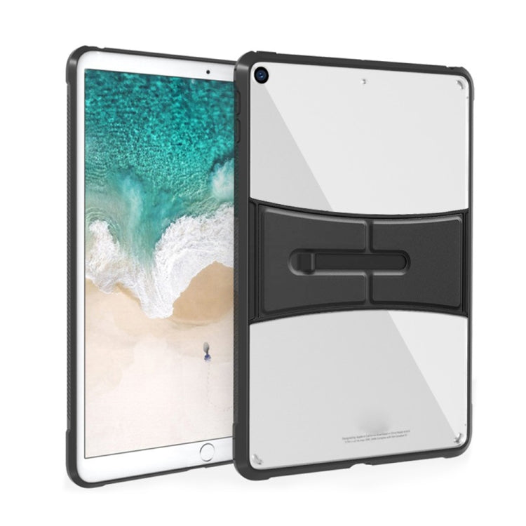 PC+TPU Transparent Holder Tablet Case For iPad 9.7 inch 2017 / 2018(Black) - iPad 9.7 (2018) & (2017) Cases by buy2fix | Online Shopping UK | buy2fix