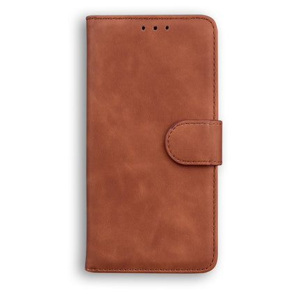 For Blackview A60 Skin Feel Pure Color Flip Leather Phone Case(Brown) - More Brand by buy2fix | Online Shopping UK | buy2fix