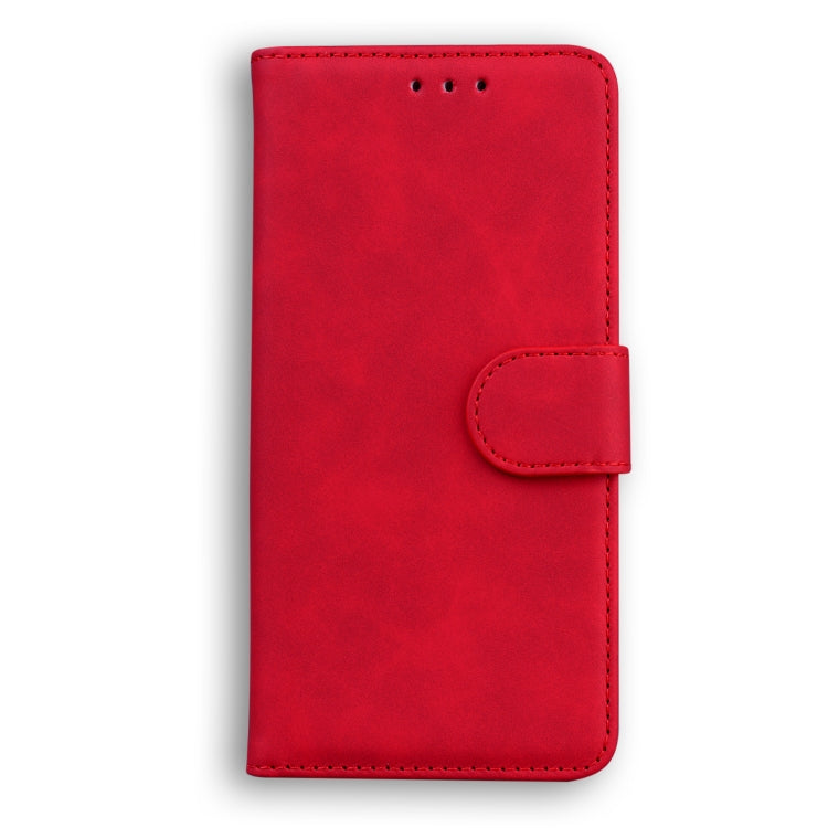 For Blackview A80 Pro Skin Feel Pure Color Flip Leather Phone Case(Red) - More Brand by buy2fix | Online Shopping UK | buy2fix