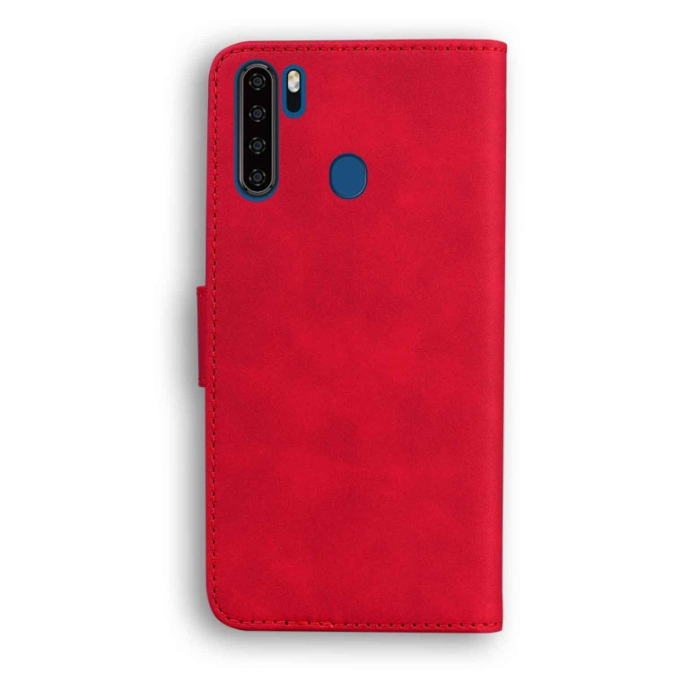 For Blackview A80 Pro Skin Feel Pure Color Flip Leather Phone Case(Red) - More Brand by buy2fix | Online Shopping UK | buy2fix