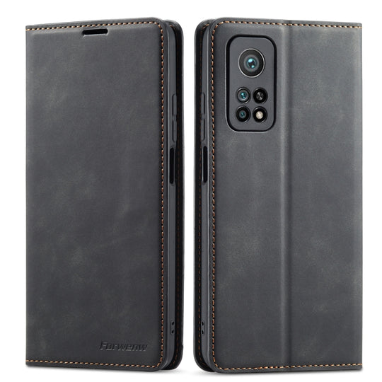 For Xiaomi Redmi Note 11 Pro 4G Global Forwenw Dream Series Oil Edge Strong Magnetism Leather Phone Case(Black)