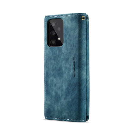 For Samsung Galaxy A53 5G CaseMe C30 Multifunctional Phone Leather Case with Holder & Card Slot & Wallet(Blue) - Galaxy Phone Cases by CaseMe | Online Shopping UK | buy2fix