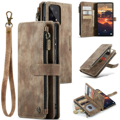 For Samsung Galaxy A53 5G CaseMe C30 Multifunctional Phone Leather Case with Holder & Card Slot & Wallet(Brown) - Galaxy Phone Cases by CaseMe | Online Shopping UK | buy2fix