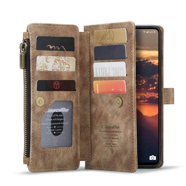 For Samsung Galaxy A53 5G CaseMe C30 Multifunctional Phone Leather Case with Holder & Card Slot & Wallet(Brown) - Galaxy Phone Cases by CaseMe | Online Shopping UK | buy2fix