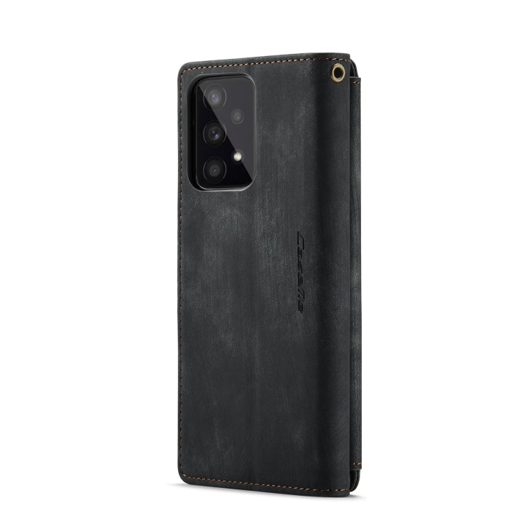 For Samsung Galaxy A53 5G CaseMe C30 Multifunctional Phone Leather Case with Holder & Card Slot & Wallet(Black) - Galaxy Phone Cases by CaseMe | Online Shopping UK | buy2fix