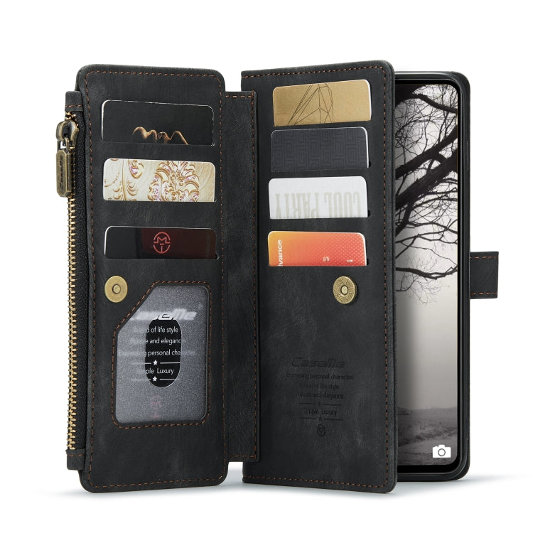 For Samsung Galaxy A53 5G CaseMe C30 Multifunctional Phone Leather Case with Holder & Card Slot & Wallet(Black) - Galaxy Phone Cases by CaseMe | Online Shopping UK | buy2fix