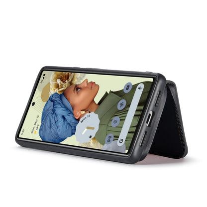 For Google Pixel 7 Pro 5G JEEHOOD Magnetic Zipper Wallet Phone Leather Case(Black) - Google Cases by JEEHOOD | Online Shopping UK | buy2fix