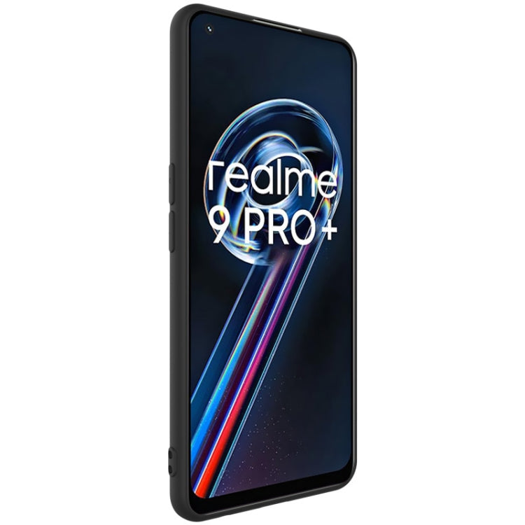 For OPPO Realme 9 Pro+ 5G Global IMAK UC-3 Series Shockproof Frosted TPU Phone Case(Black) - Realme Cases by imak | Online Shopping UK | buy2fix