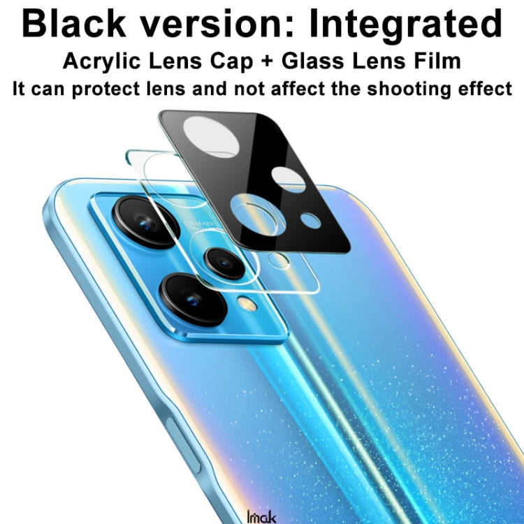 For OPPO Realme 9 Pro 5G Global imak Integrated Rear Camera Lens Tempered Glass Film with Lens Cap Black Version - For OPPO by imak | Online Shopping UK | buy2fix