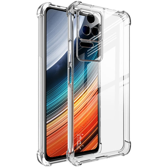 For Xiaomi Redmi K40S 5G imak TPU Phone Case with Screen Protector(Transparent)