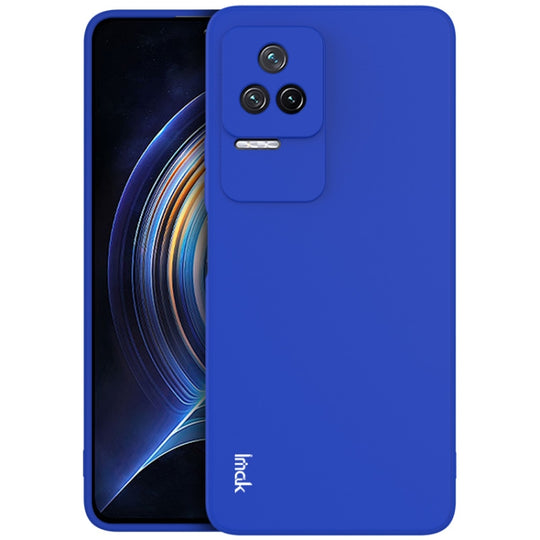 For Xiaomi Redmi K50 / K50 Pro 5G IMAK UC-4 Series Straight Edge TPU Soft Phone Case(Blue)